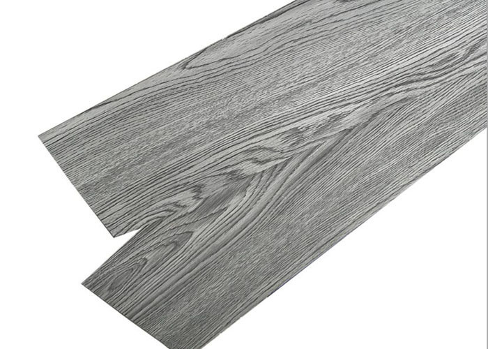 Commercial Spc Vinyl Plank Flooring Wear Layer 0.3mm Waterproof Grey Color